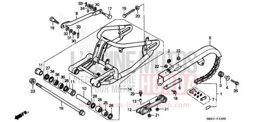 BRAS OSCILLANT VT600CR de 1994